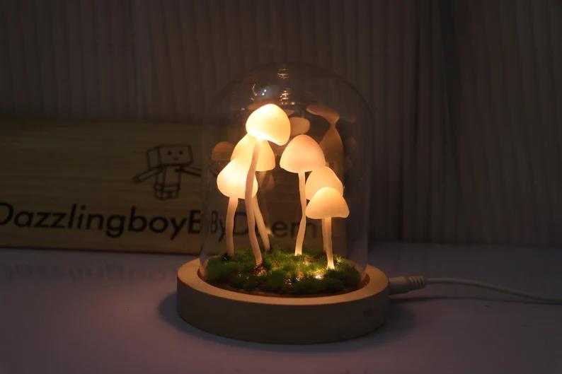 Handmade Mushroom Lamp